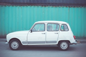 Renault R4 Oldtimer-Fotoshooting Hamburg Schleswig-Holstein